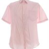 Pierre Cardin Stl XXL Färg Rosa Krage Herr skjorta, casual Kortärmad Material Bomull 100%