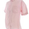 Pierre Cardin Stl XXL Färg Rosa Krage Herr skjorta, casual Kortärmad Material Bomull 100%