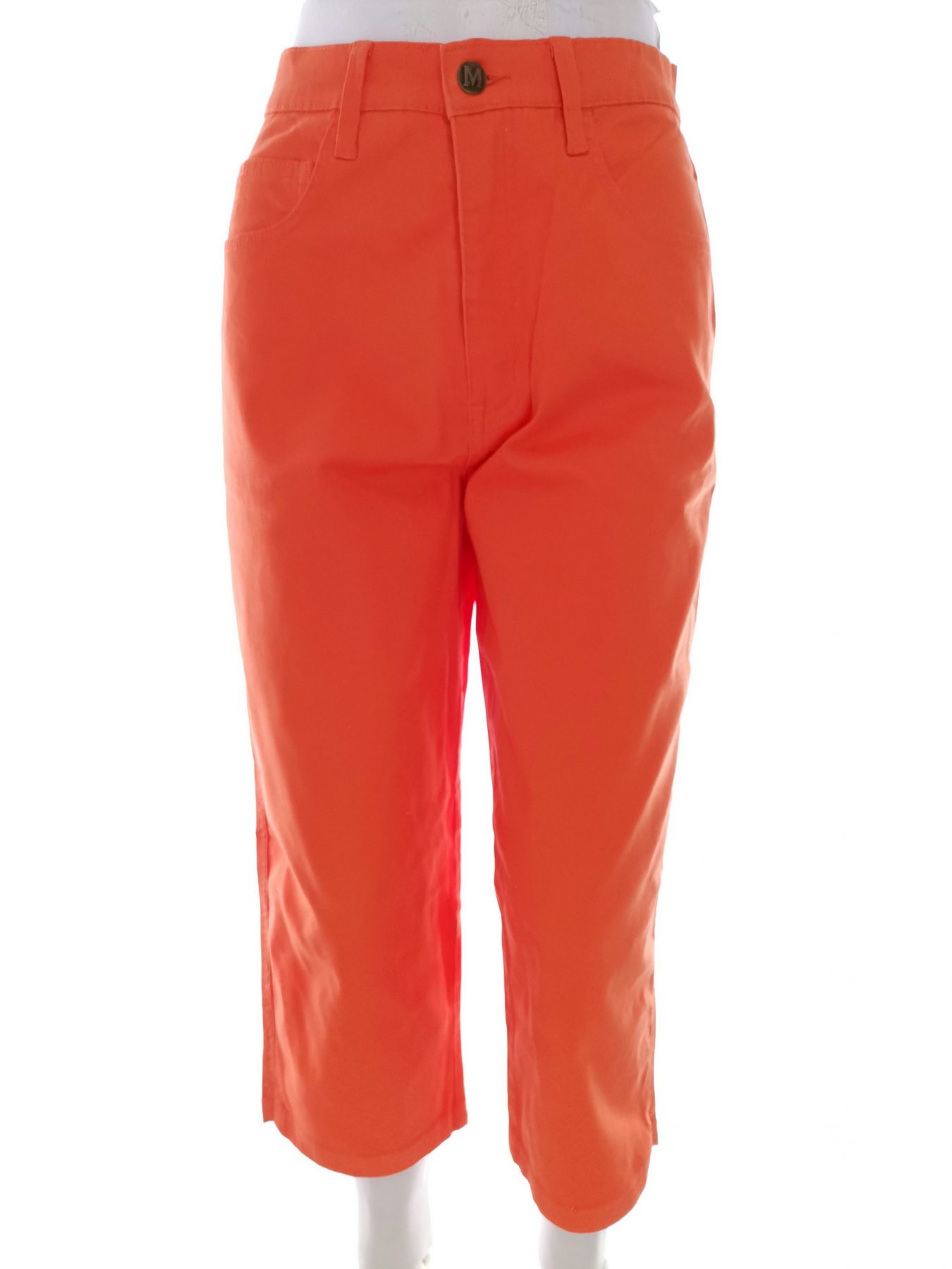 Micha Stl 38 Färg Orange Capribyxor Material Bomull