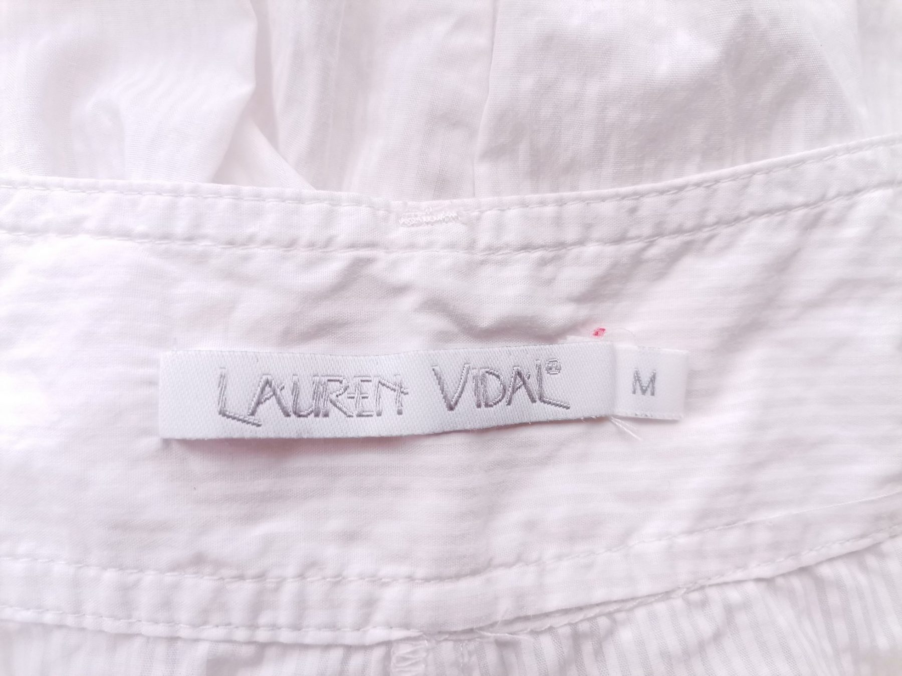 Lauren vidal Stl M Färg Elfenben Ränder Casual Byxor Material Bomull 100%