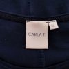 Carla F Stl XL Färg Marinblå Rund urringning Blus Kortärmad Material Modal