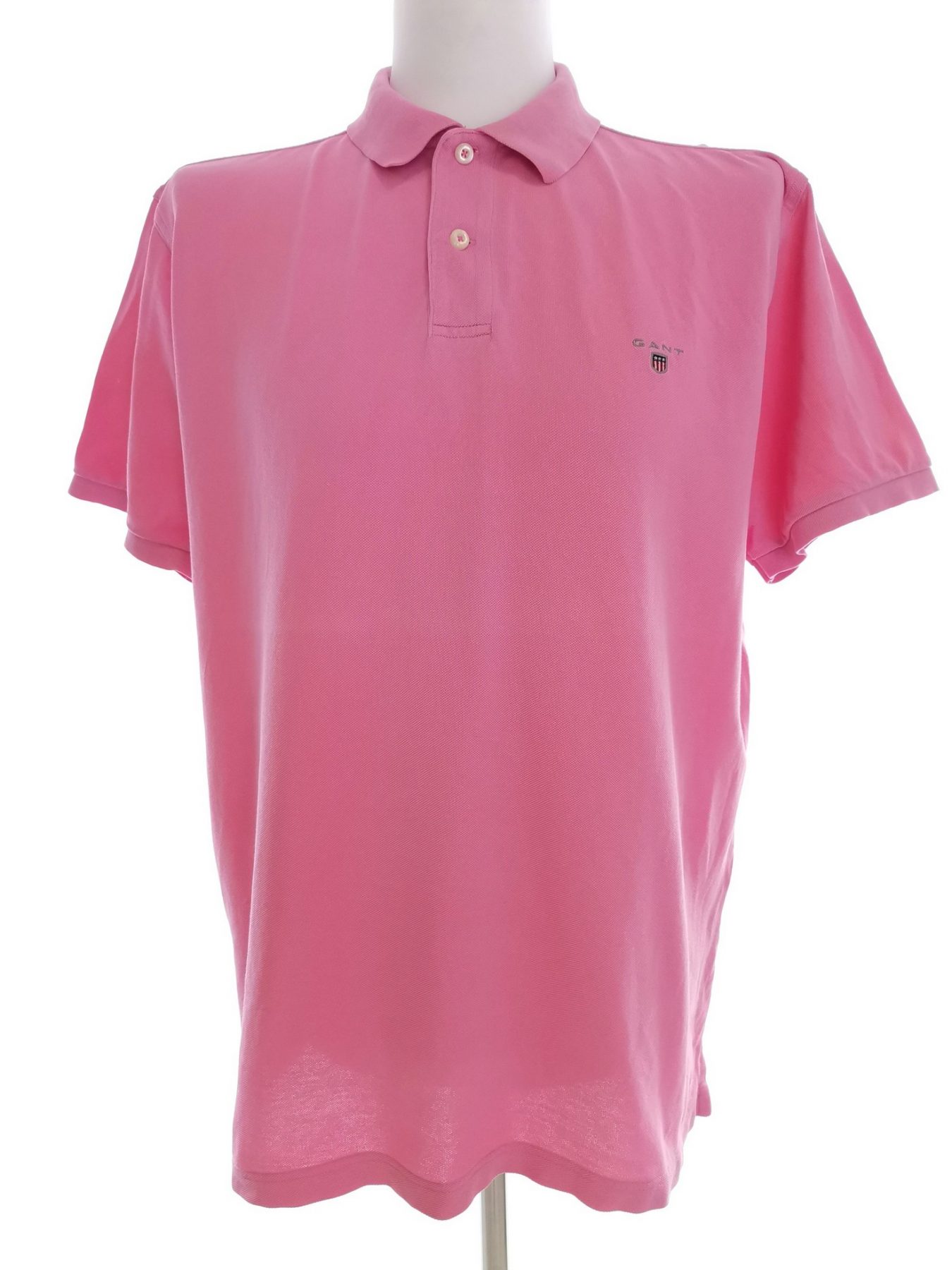 Gant Stl XL Färg Rosa Krage Herr Polo Kortärmad Material Bomull 100%