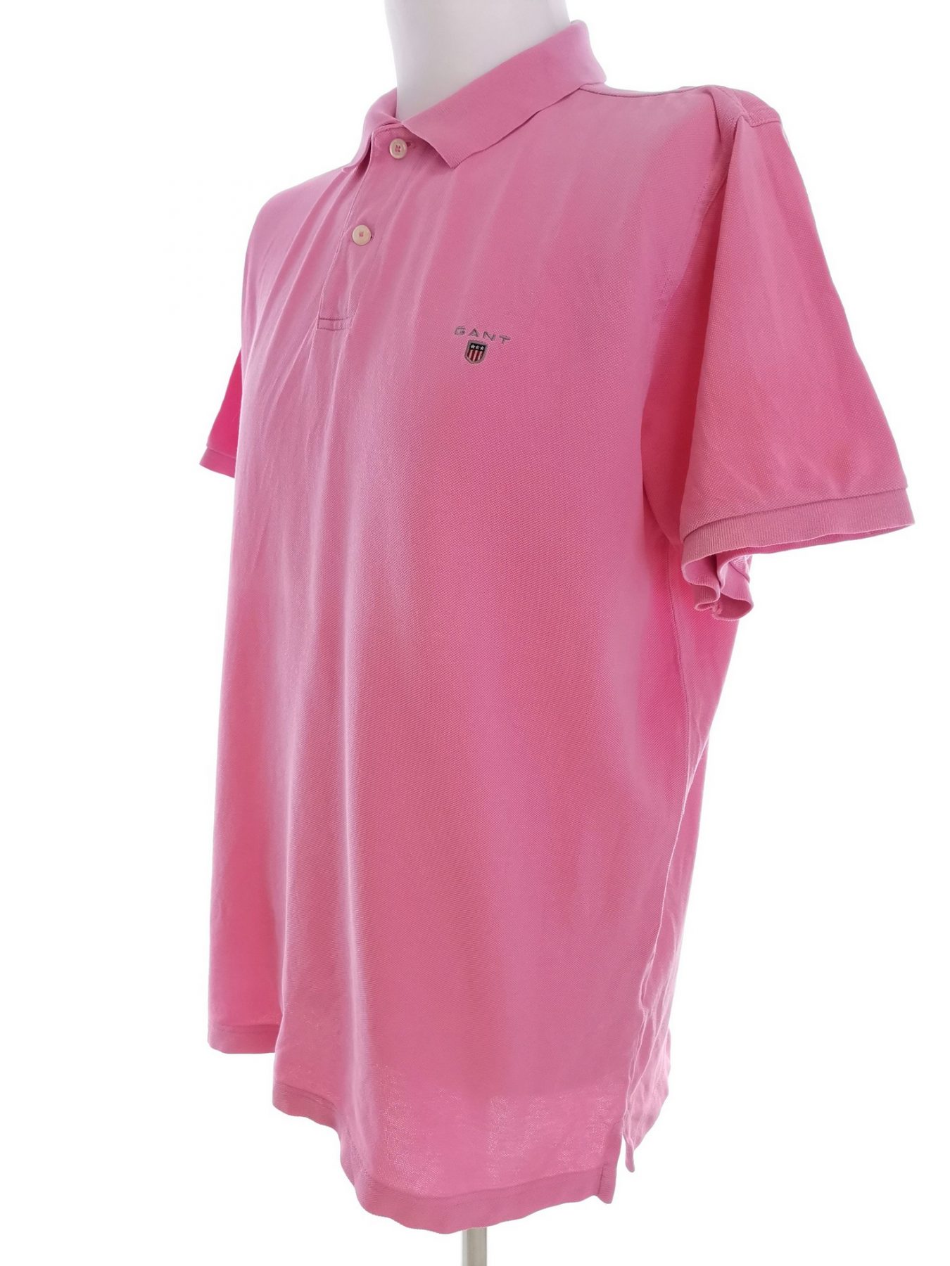 Gant Stl XL Färg Rosa Krage Herr Polo Kortärmad Material Bomull 100%