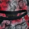 Tricot Stl M Färg Röd Djurtryck Split Crew Neck Blus ärm 3/4