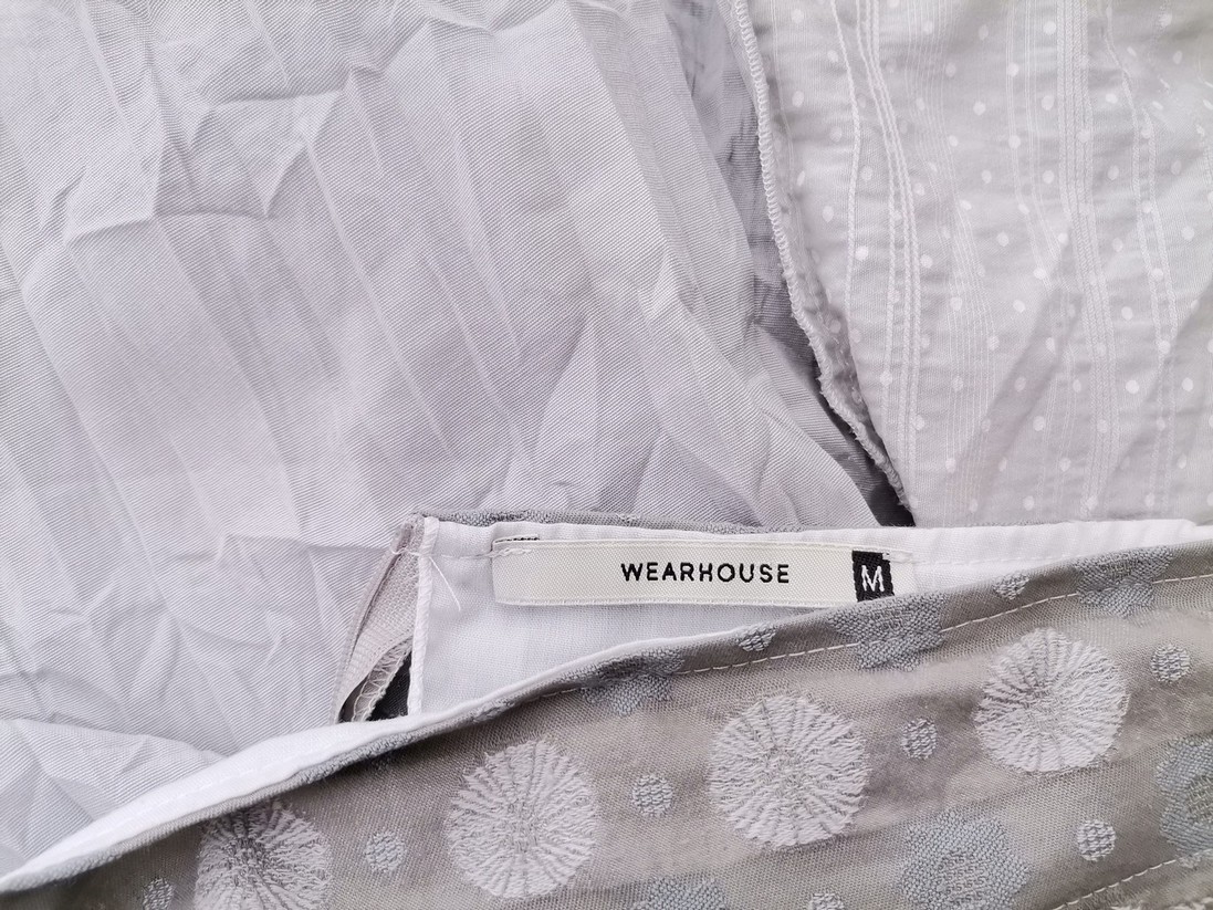 Wearhouse Stl M Färg Grå Prickar Maxikjol Kjol Lång