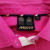 Musto Stl 10 (38) Färg Rosa Krage Pikétröja Långärmad Material Bomull 100%