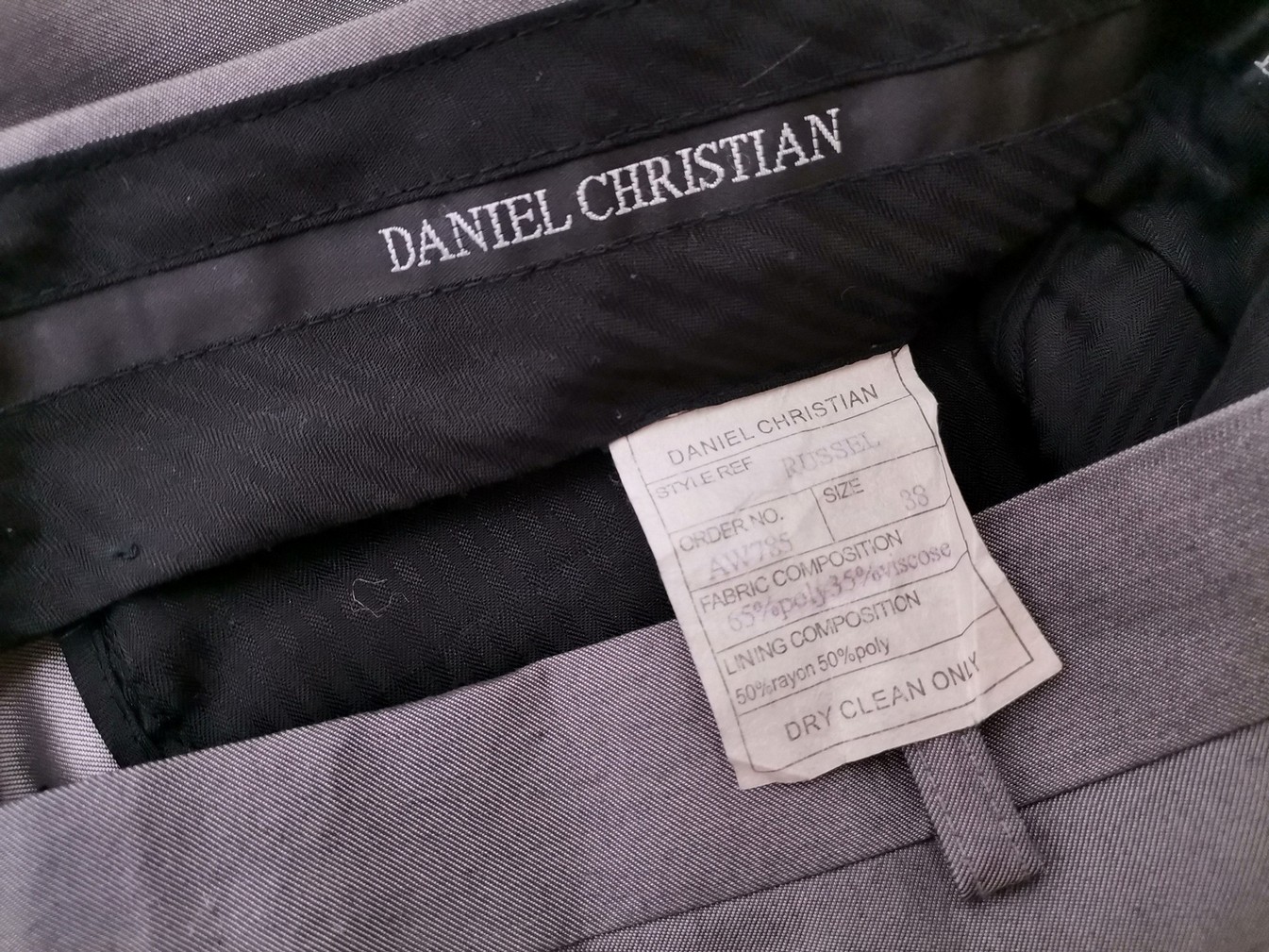 DANIEL CHRISTIAN Stl 38 (XL) Färg Grå