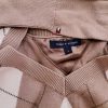 Tommy hilfiger Stl S Färg Beige Rutigt V-ringning Tröja Långärmad Material Bomull 100% Finstickat