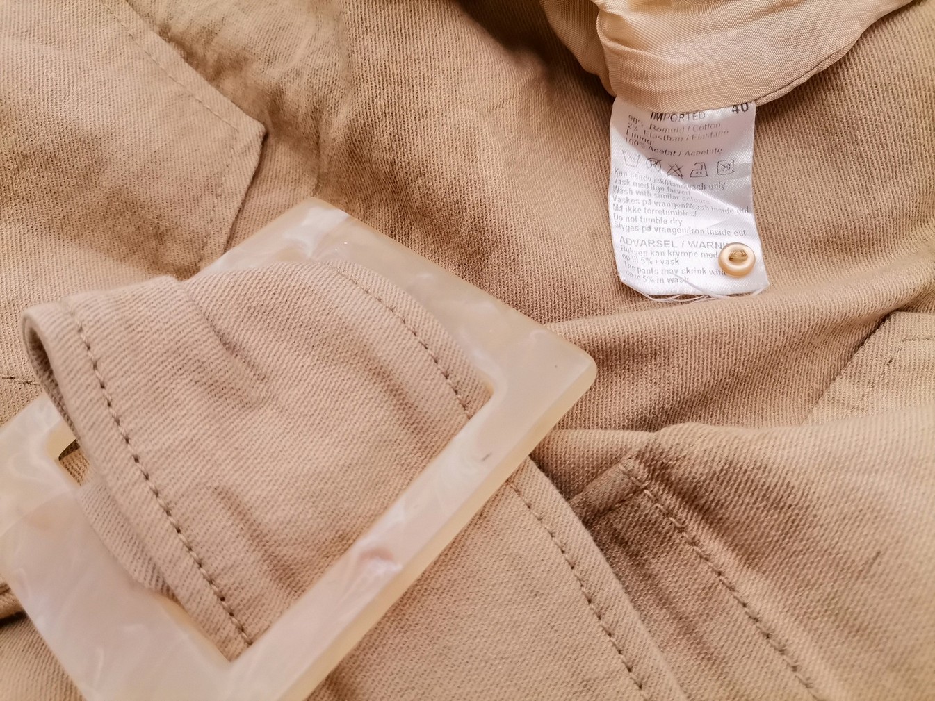 MUNTHE PLUS SIMONSEN Stl 40 Färg Beige Maxikjol Kjol Lång Material Bomull