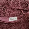 Libra Stl XL Färg Pudrig Rosa U-ringning Öppen stickad blus Ärmlös Material Rayon 100%