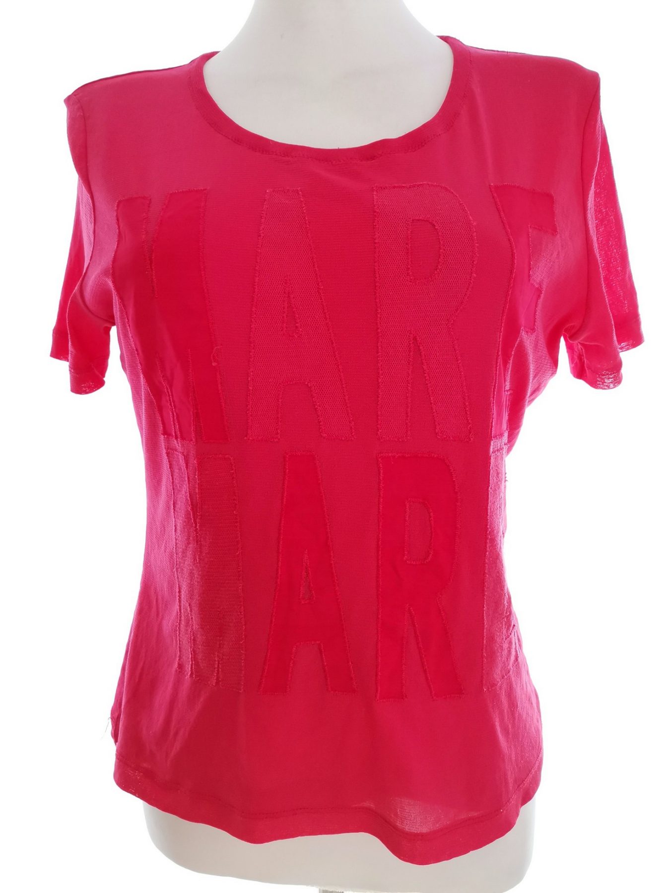 Luisa Cerano Stl 38 Färg Rosa Rund urringning T-shirt Kortärmad