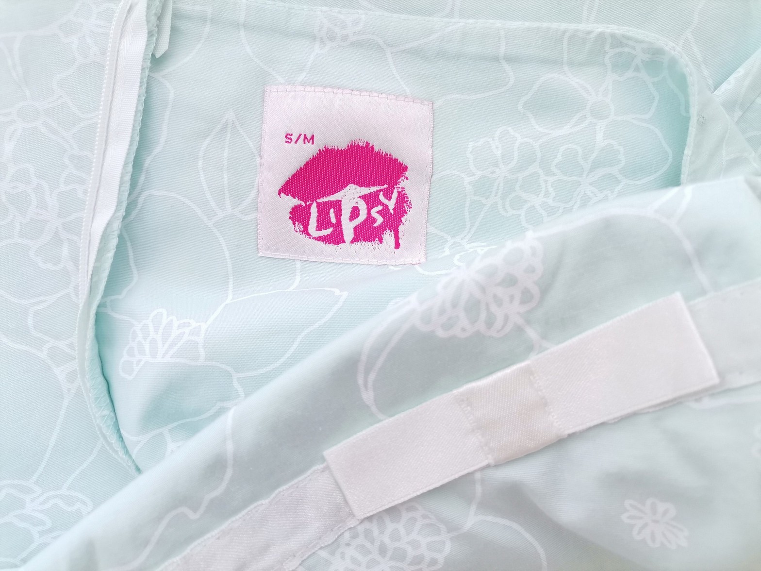 Lipsy Stl S/M Färg Mintgrön Utställd kjol Knälängd Material Bomull