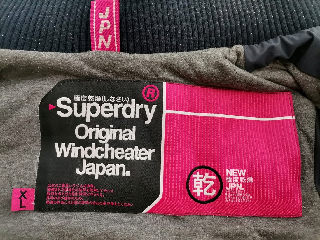 Superdry Stl XL Färg Marinblå Jacka Långärmad