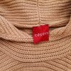 Olsen Stl 34 Färg Beige Draperad Stickad Tunika Blus Långärmad Material Bomull