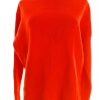 Karen MILLEN Stl M Färg Orange Mock turtle Tröja Långärmad Material Viskos