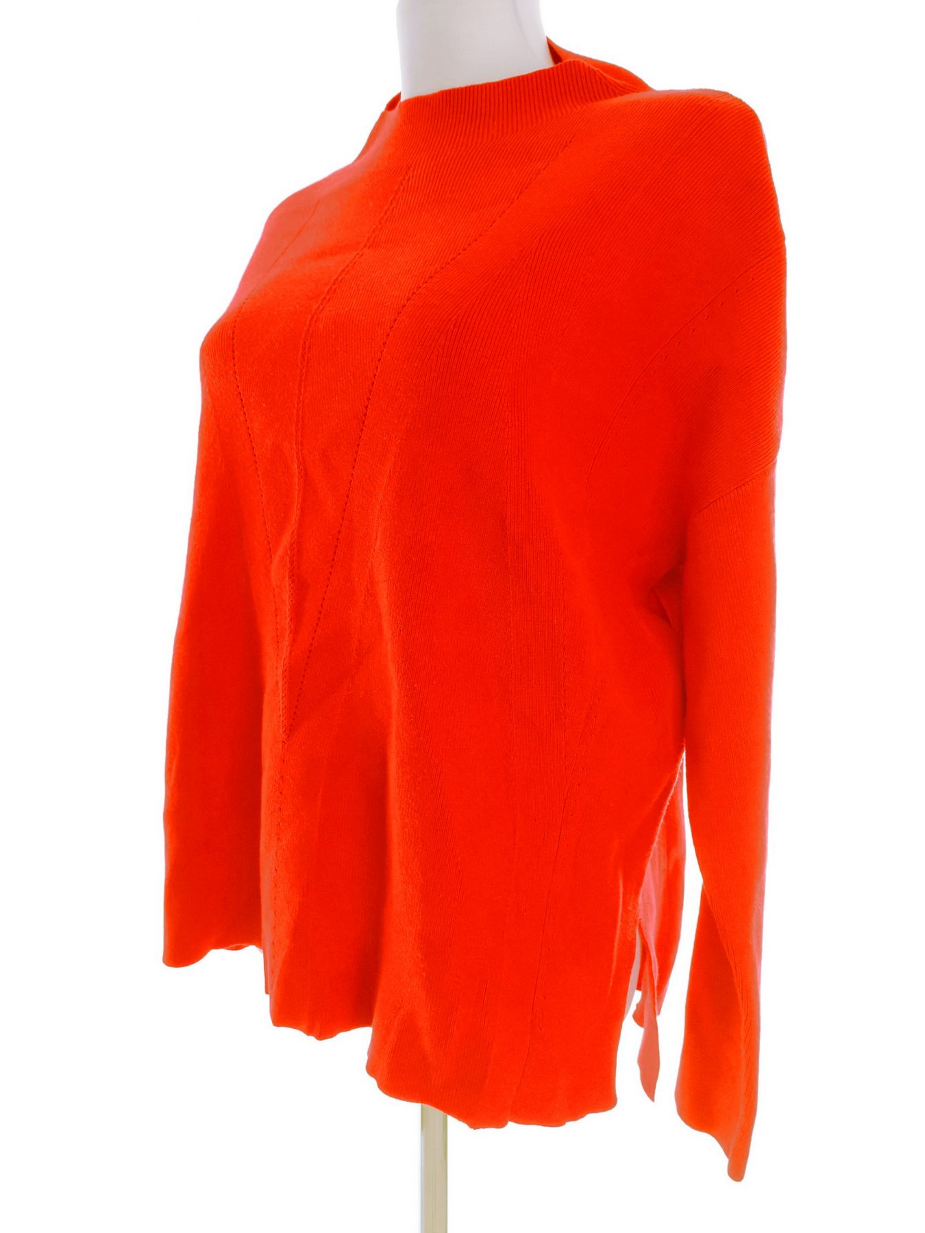 Karen MILLEN Stl M Färg Orange Mock turtle Tröja Långärmad Material Viskos