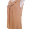 B.YOUNG Stl 36 Färg Beige Draperad Blus Ärmlös