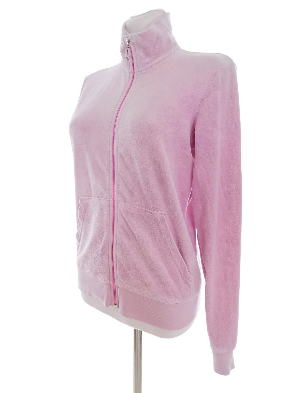 Juicy couture Stl L Färg Rosa Sweatshirt med Dragkedja Långärmad Material Bomull