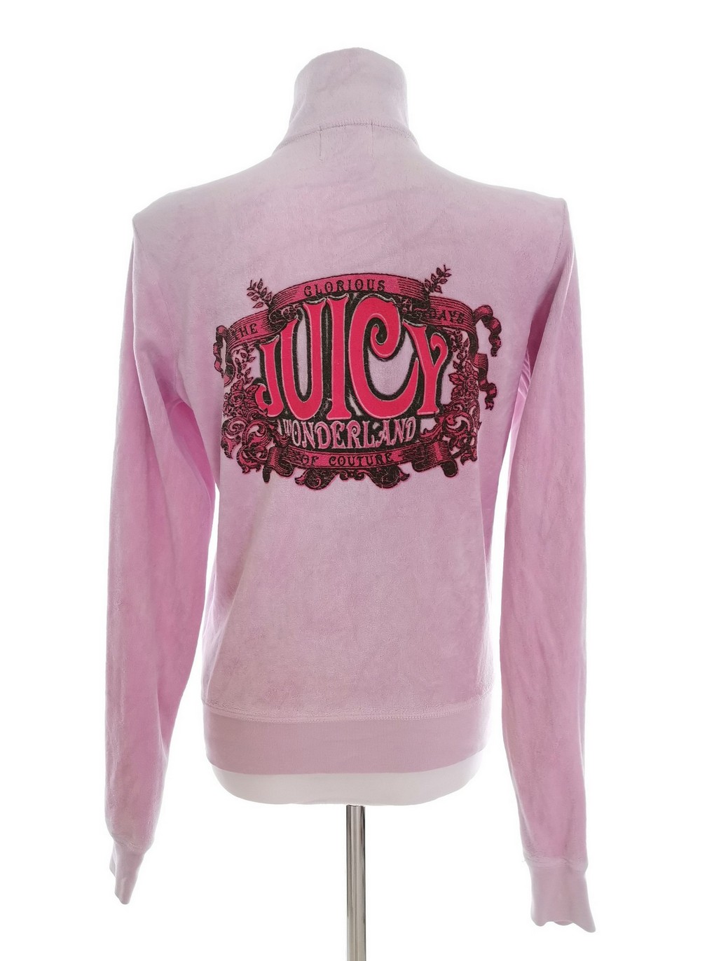 Juicy couture Stl L Färg Rosa Sweatshirt med Dragkedja Långärmad Material Bomull