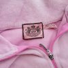 Juicy couture Stl L Färg Rosa Sweatshirt med Dragkedja Långärmad Material Bomull