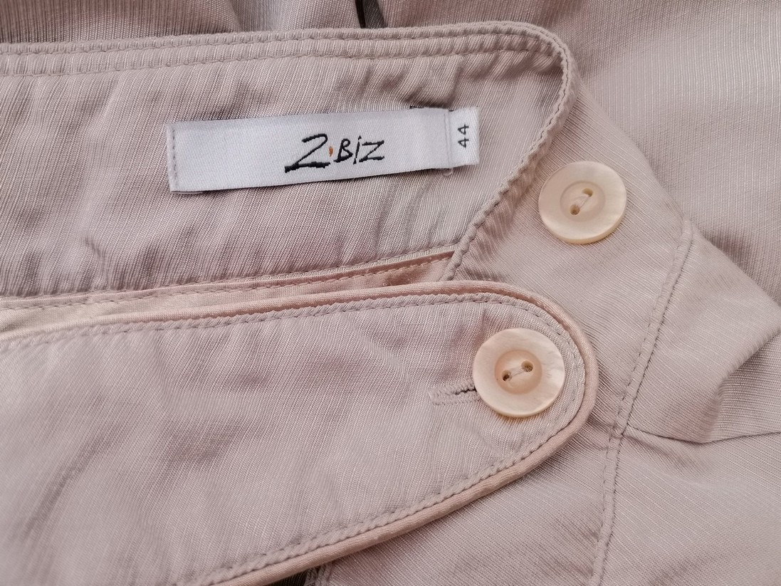 2 Biz Stl 44 Färg Beige Casual Byxor Material Bomull