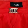 Wallis Stl XL Färg Röd Keyhole Crew Neck Blus ärm 3/4