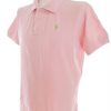 Polo Ralph Lauren Stl XL Färg Rosa Krage Herr Polo Kortärmad Material Bomull 100%