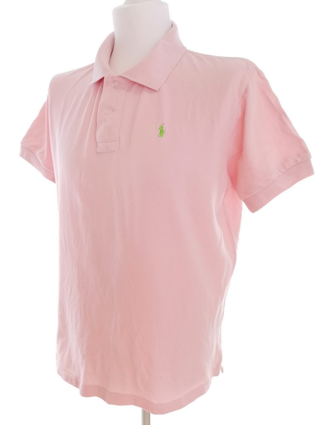 Polo Ralph Lauren Stl XL Färg Rosa Krage Herr Polo Kortärmad Material Bomull 100%