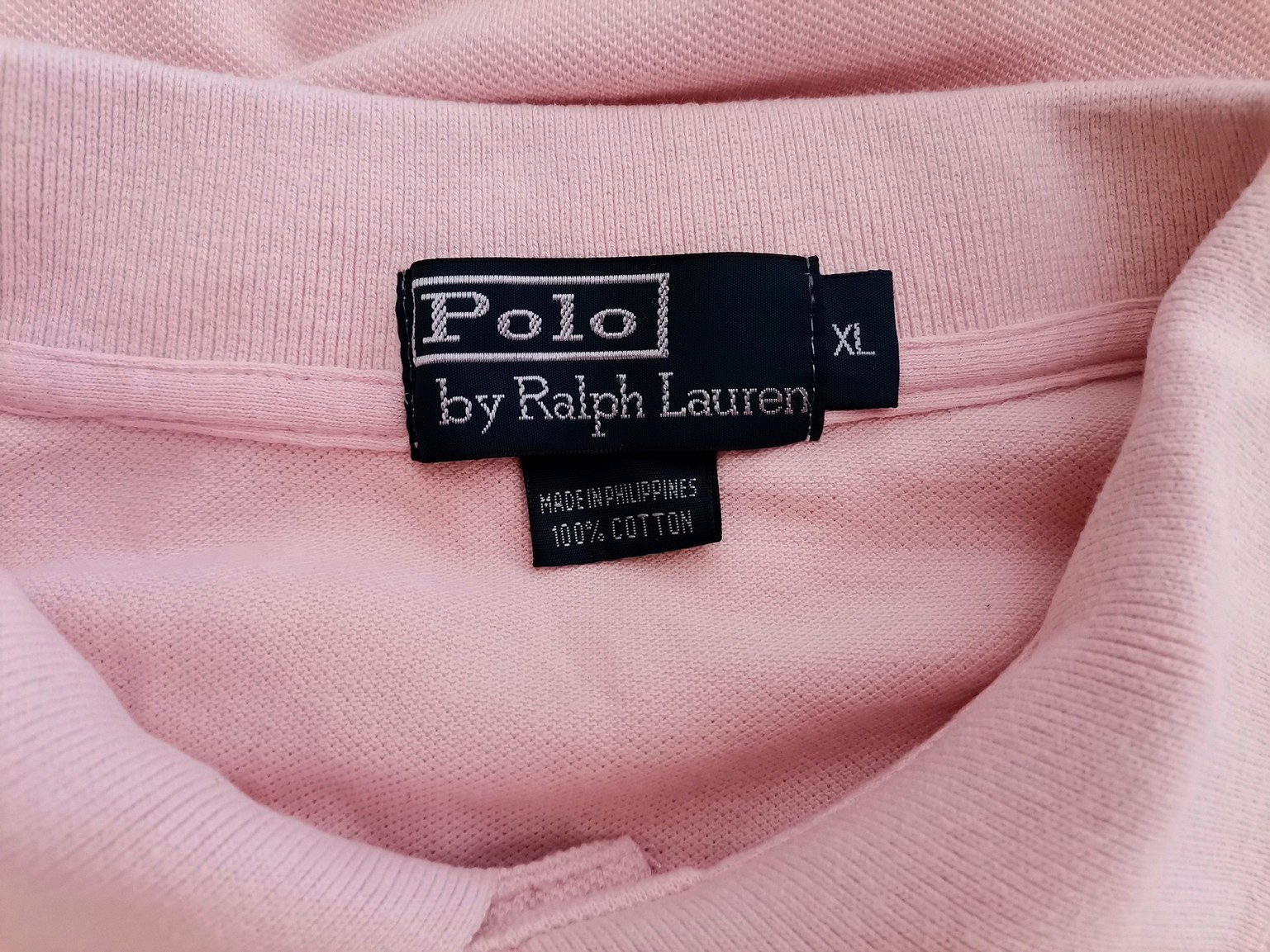 Polo Ralph Lauren Stl XL Färg Rosa Krage Herr Polo Kortärmad Material Bomull 100%