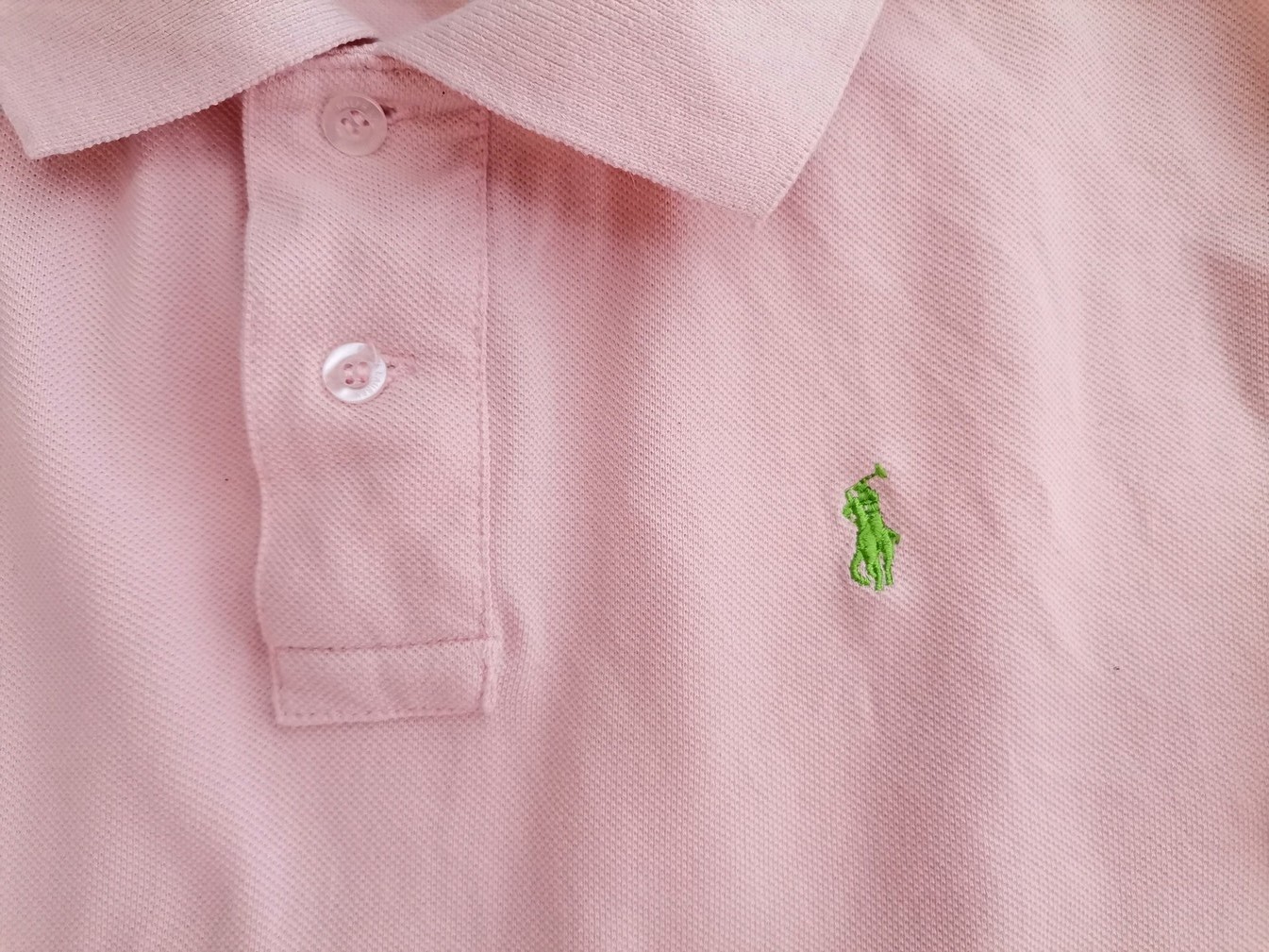 Polo Ralph Lauren Stl XL Färg Rosa Krage Herr Polo Kortärmad Material Bomull 100%