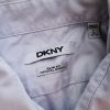 Dkny Stl 16 (32/33) L Färg Blå Krage Herr skjorta, casual Långärmad