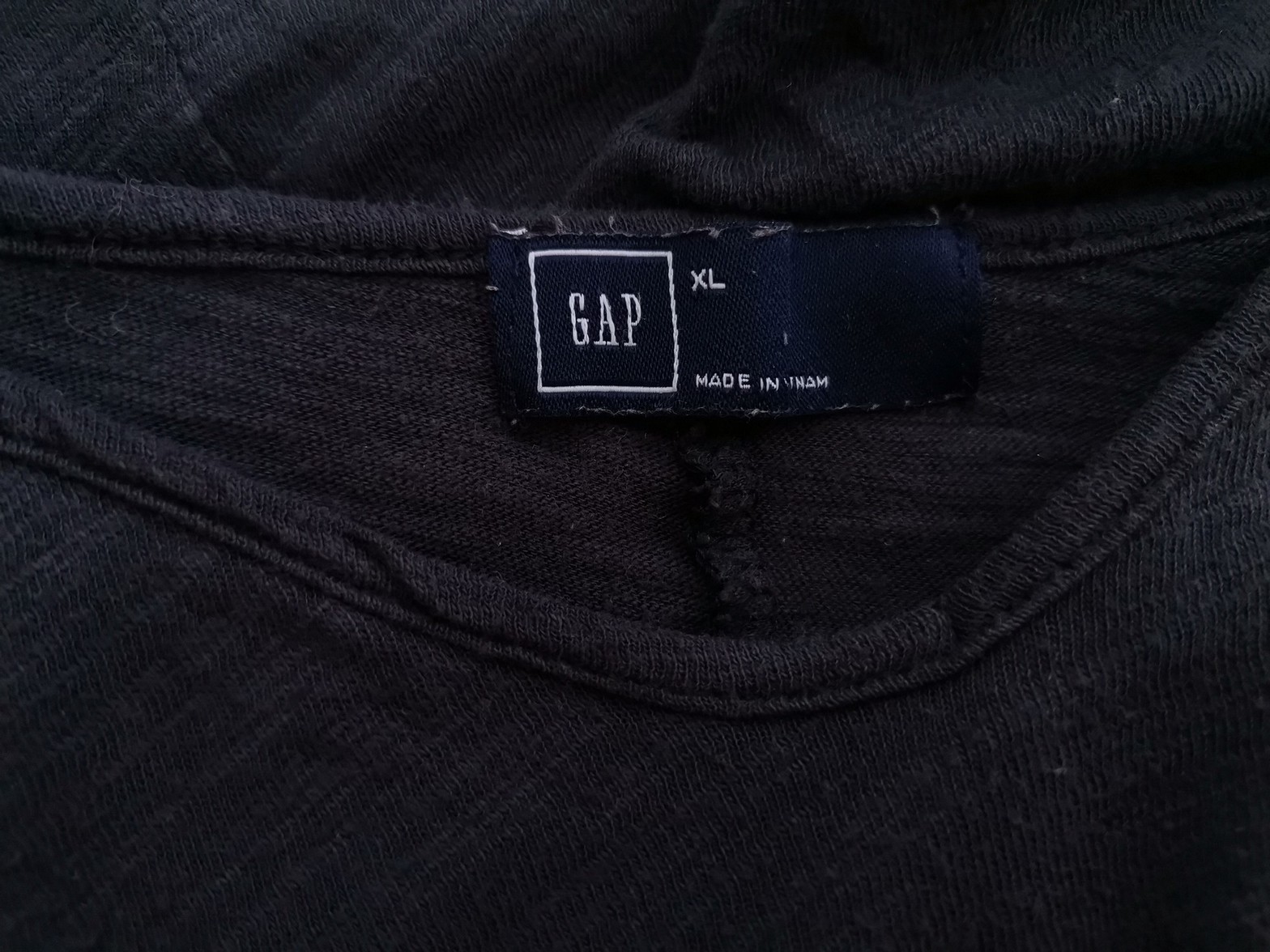 Gap Stl XL Färg Marinblå V-ringning Tunika blus Långärmad Material Bomull 100%