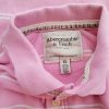 ABERCROMBIE & FITCH Stl XL Färg Rosa Ränder Krage Pikétröja Kortärmad Material Bomull 100%