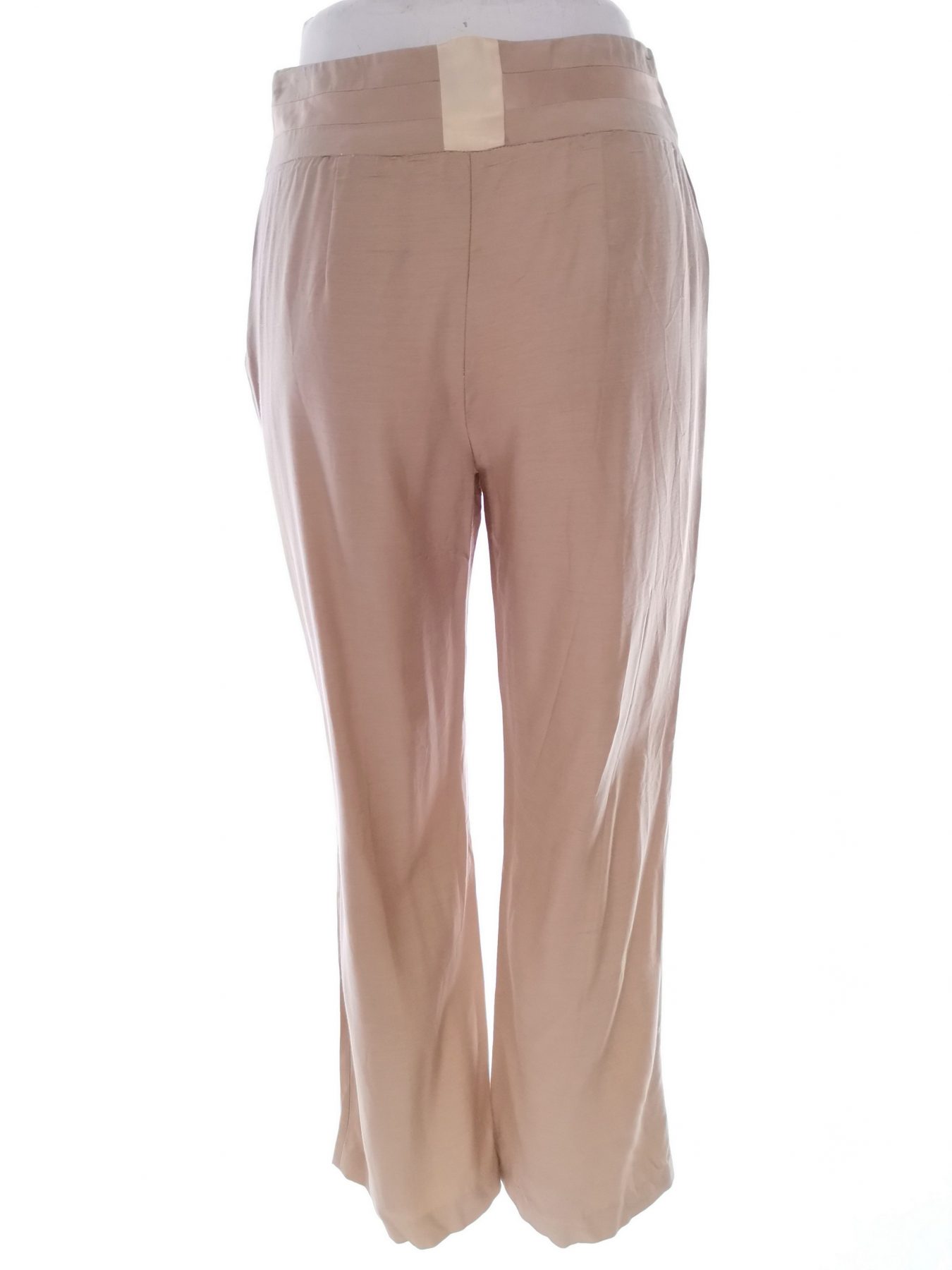 Kaliko Stl 8 (34) Färg Beige Eleganta Byxor Material Viskos