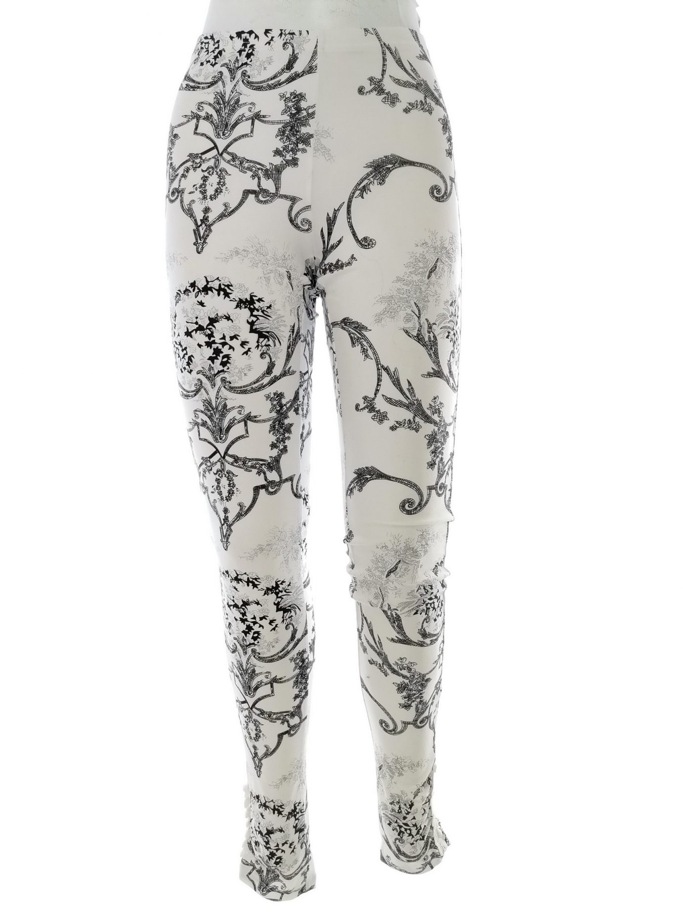 Cream Stl S Färg Elfenben Leggings Material Bomull