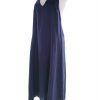 Topshop Stl 10 (38) Färg Marinblå Halter Maxi Klänning Ärmlös Lång