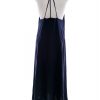 Topshop Stl 10 (38) Färg Marinblå Halter Maxi Klänning Ärmlös Lång