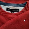 Tommy hilfiger Stl M Färg Vinröd Herr Tröja Långärmad Material Bomull 100%