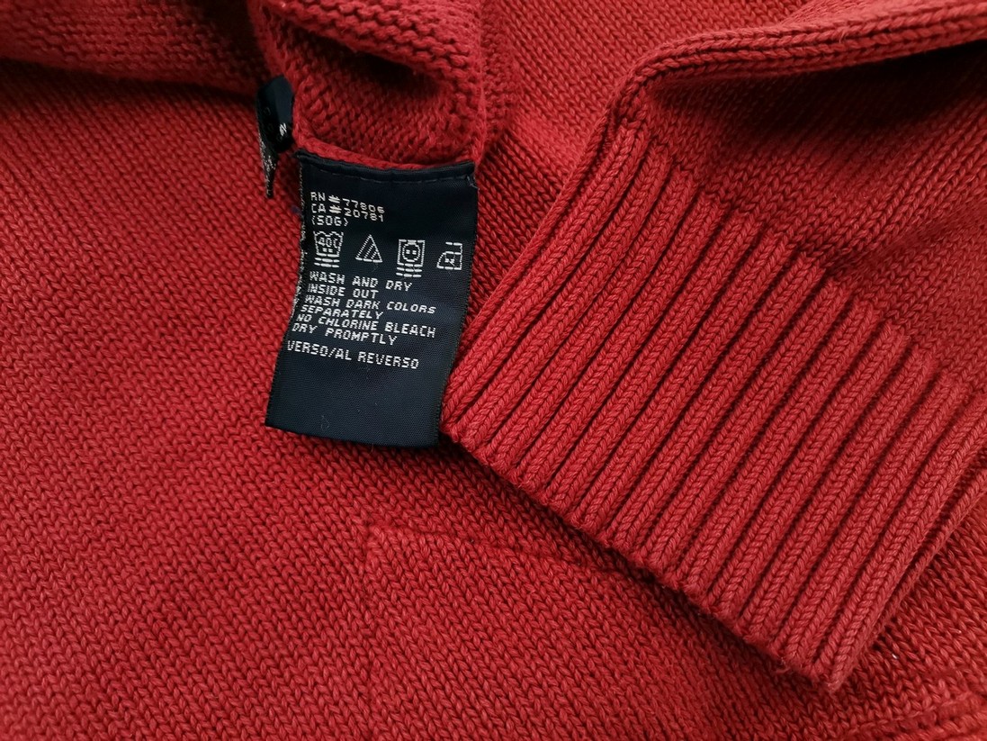 Tommy hilfiger Stl M Färg Vinröd Herr Tröja Långärmad Material Bomull 100%