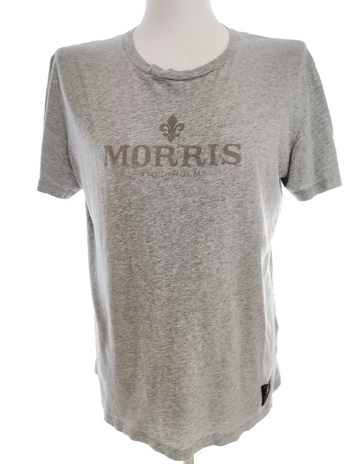 Morris Stl L Färg Grå Herr T-shirt Kortärmad Material Bomull 100%