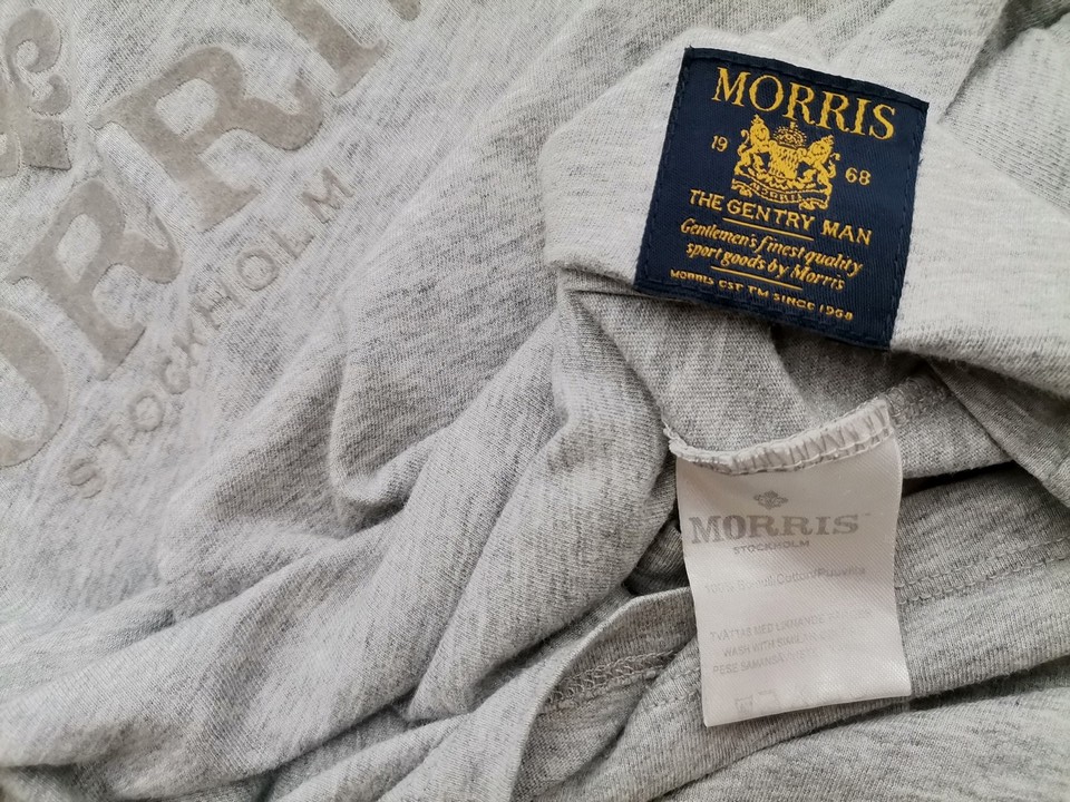 Morris Stl L Färg Grå Herr T-shirt Kortärmad Material Bomull 100%