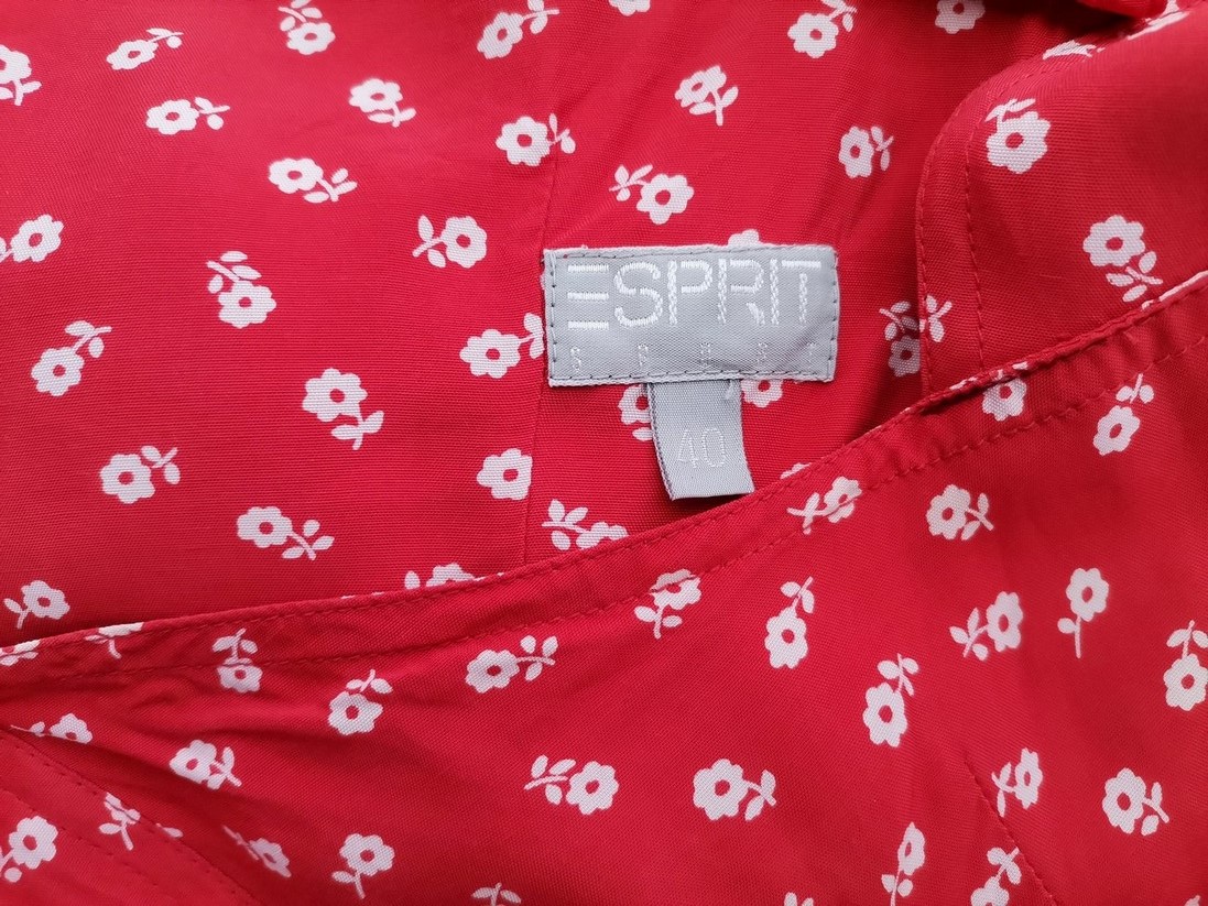 Esprit Stl 40 Färg Röd Hängselbyxor Ärmlös Material Viskos 100%