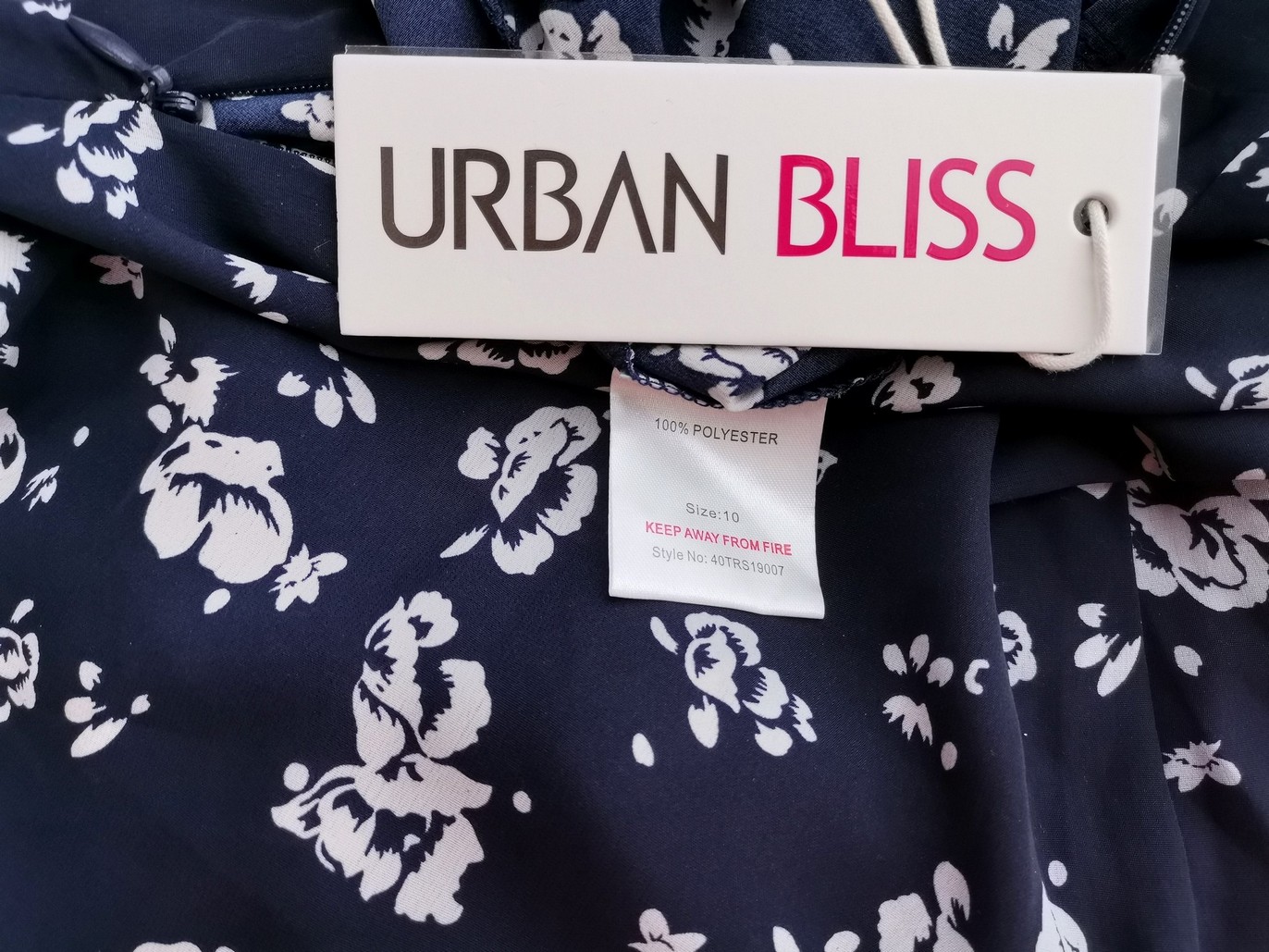 Urban Bliss Stl 10 (38) Färg Marinblå Overall Ärmlös