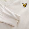 Lyle & Scott Stl M Färg Elfenben Herr Tröja Långärmad