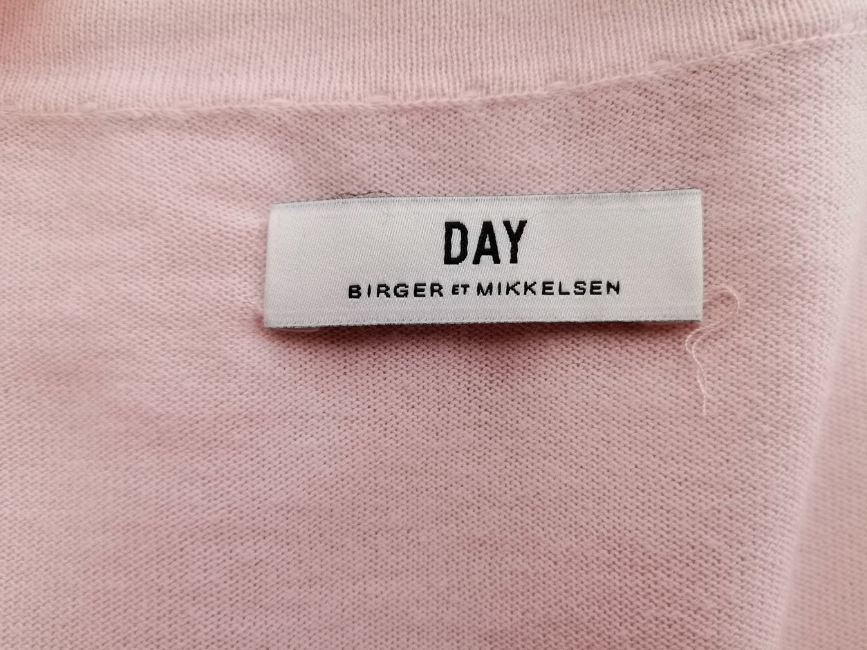 Day Birger Et Mikkelsen Stl L Färg Pudrig Rosa Rund urringning Knäppt Blus Långärmad Material Bomull 100%