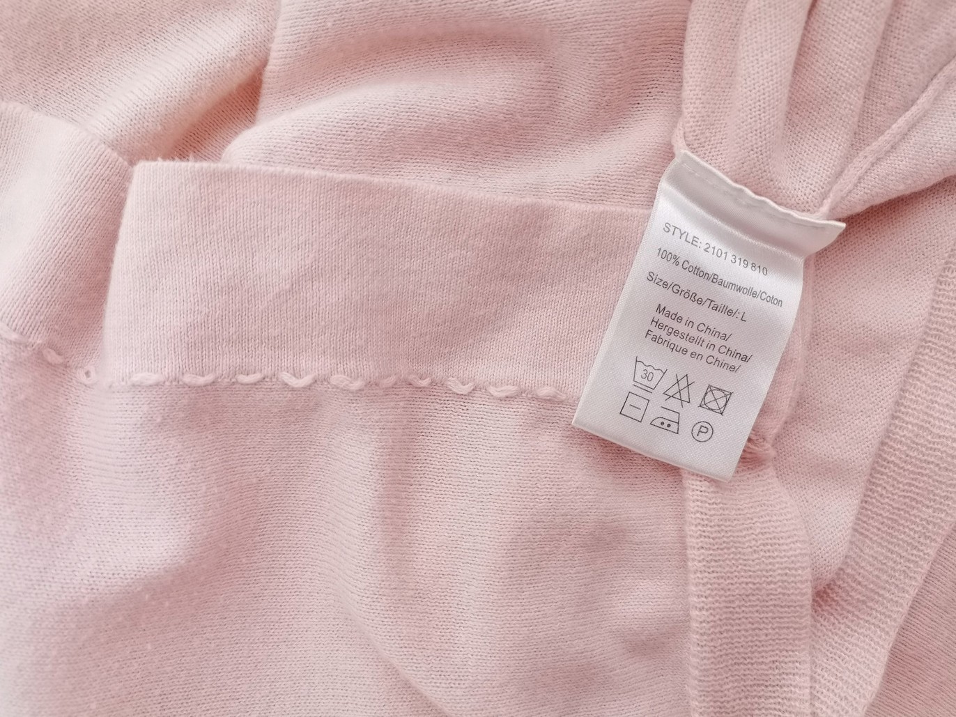 Day Birger Et Mikkelsen Stl L Färg Pudrig Rosa Rund urringning Knäppt Blus Långärmad Material Bomull 100%