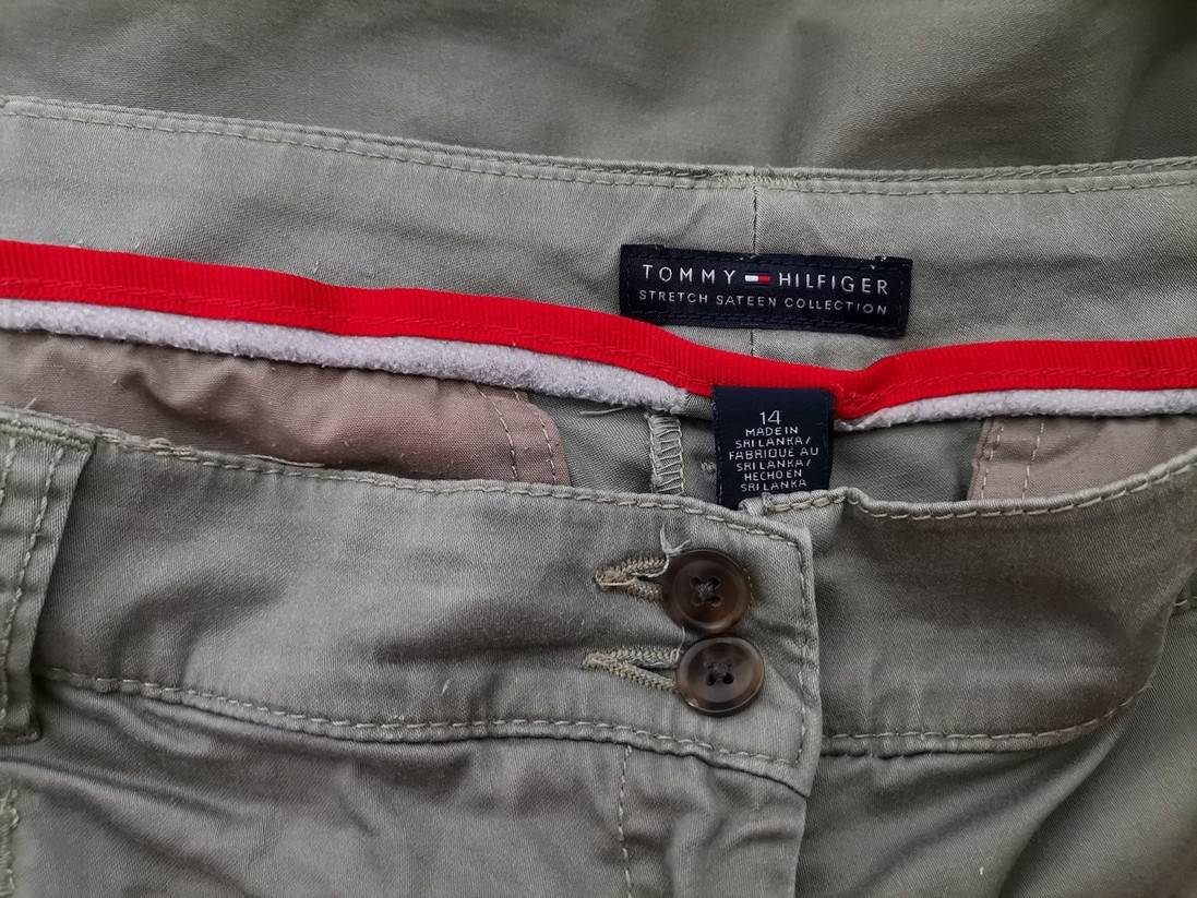 Tommy hilfiger Stl 14 (42) Färg Grå Casual Byxor Material Bomull