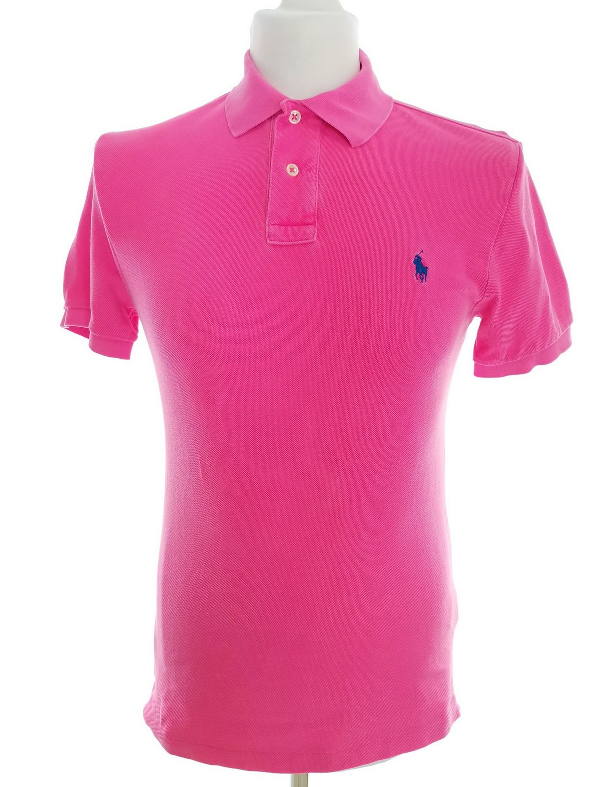 Polo Ralph Lauren Stl M Färg Rosa Krage Herr Polo Kortärmad Material Bomull 100%