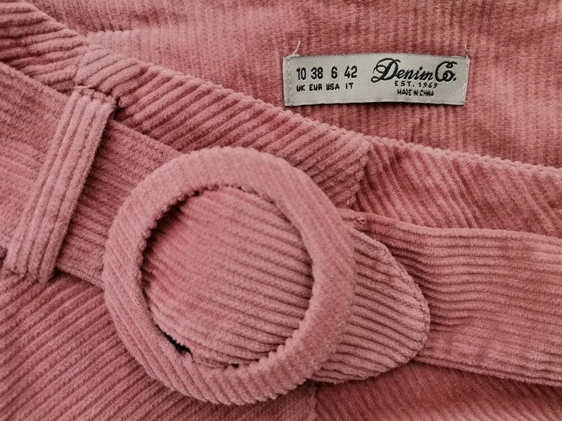 Denim Co. Stl 10 (38) Färg Rosa Minikjol Kjol Kort Material Bomull 100%