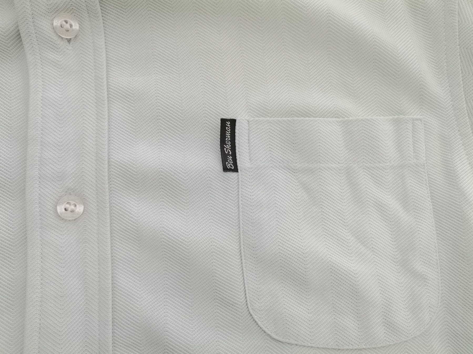 BEN SHERMAN Stl 3 (L) Färg Mintgrön Krage Herr Polo Kortärmad